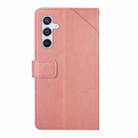 For Samsung Galaxy A17 5G Y-shaped Pattern Flip Leather Phone Case(Pink) - 3