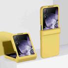 For Xiaomi Mix Flip 2 3 in 1 Skin Feel PC Phone Case(Lemon Yellow) - 1