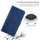 For Samsung Galaxy A26 5G Skin Feel Butterfly Embossed Flip Leather Phone Case(Blue) - 2