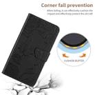 For Samsung Galaxy A17 5G Skin Feel Butterfly Embossed Flip Leather Phone Case(Black) - 2