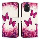 For UMIDIGI Power 7 / Power 7S 3D Painting Horizontal Flip Leather Phone Case(Rose Butterfly) - 2