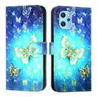 For UMIDIGI Power 7 Max 3D Painting Horizontal Flip Leather Phone Case(Golden Butterfly) - 2