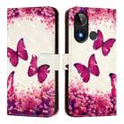 For BLU C9 3D Painting Horizontal Flip Leather Phone Case(Rose Butterfly) - 2