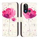 For BLU C9 3D Painting Horizontal Flip Leather Phone Case(Flower) - 2