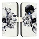 For BLU Bold K50 3D Painting Horizontal Flip Leather Phone Case(Skull) - 2