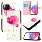 For T-Mobile REVVL 7 Pro 3D Painting Horizontal Flip Leather Phone Case(Flower) - 1