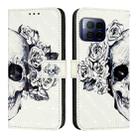 For T-Mobile REVVL 7 Pro 3D Painting Horizontal Flip Leather Phone Case(Skull) - 2