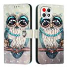 For T-Mobile REVVL 7 3D Painting Horizontal Flip Leather Phone Case(Grey Owl) - 2