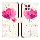 For T-Mobile REVVL 7 3D Painting Horizontal Flip Leather Phone Case(Flower) - 2