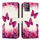 For T-Mobile REVVL 6 Pro / 6x Pro 3D Painting Horizontal Flip Leather Phone Case(Rose Butterfly) - 2