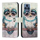 For T-Mobile REVVL 6 / 6x 3D Painting Horizontal Flip Leather Phone Case(Grey Owl) - 2