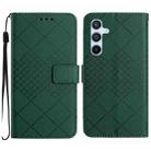 For Samsung Galaxy A16 5G Rhombic Grid Texture Leather Phone Case(Green) - 1