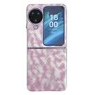 For OPPO Find N3 Flip Colorful Woven Pattern Full Coverage Phone Case(Purple) - 1