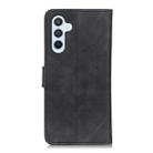 For Samsung Galaxy M35 5G KHAZNEH Retro Texture Horizontal Flip Leather Phone Case(Black) - 3