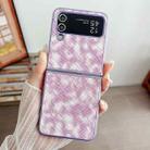 For Samsung Galaxy Z Flip3 5G Colorful Woven Pattern Full Coverage Phone Case(Purple) - 2