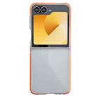 For Samsung Galaxy Z Flip5 TPU Macaron Hinge Full Coverage Phone Case(Yellow) - 1