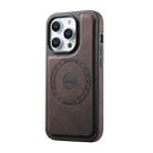 For iPhone 12 / 12 Pro Denior A13 Skin Feel MagSafe Phone Case(Brown) - 3