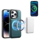 For iPhone 14 Pro Max Denior A13 Skin Feel MagSafe Phone Case(Blue) - 1