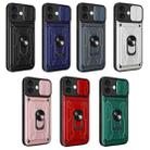 For iPhone 16 Plus Sliding Camshield TPU+PC Phone Case with Card Slot(Black) - 2