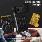 For iPhone 17 Pro Max Sliding Camshield TPU+PC Phone Case with Card Slot(Rose Gold) - 3