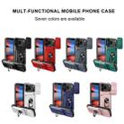 For iPhone 17 Pro Sliding Camshield TPU+PC Phone Case with Card Slot(Red) - 2