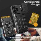 For iPhone 17 Pro Sliding Camshield TPU+PC Phone Case with Card Slot(Red) - 3