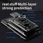 For iPhone 17 Sliding Camshield TPU+PC Phone Case with Card Slot(Dark Green) - 3
