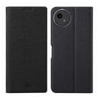 For Sharp Aquos Wish4 ViLi DMX Series TPU + PU Leather Magnetic Phone Case(Black) - 1