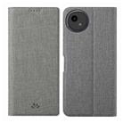 For Sharp Aquos Wish4 ViLi DMX Series TPU + PU Leather Magnetic Phone Case(Grey) - 1