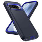 For Google Pixel 9 Pro Life Waterproof Rugged PC + Silicone Phone Case(Dark Blue + Royal Blue) - 2