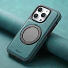 For iPhone 14 Pro Denior A14 Skin Feel Rotating Holder MagSafe Phone Case(Blue) - 2