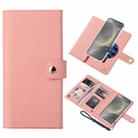 For Samsung Galaxy S24+ 5G ViLi GHA-C Series RFID MagSafe Magnetic Flip Leather Phone Case(Pink) - 1