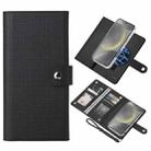 For Samsung Galaxy S24 5G ViLi GHA-C Series RFID MagSafe Magnetic Flip Leather Phone Case(Black) - 1