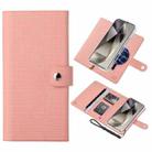 For Samsung Galaxy S24 Ultra 5G ViLi GHB-C Series RFID MagSafe Magnetic Flip Leather Phone Case(Pink) - 1