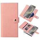 For Samsung Galaxy S24+ 5G ViLi GHB-C Series RFID MagSafe Magnetic Flip Leather Phone Case(Pink) - 1