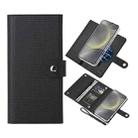 For Samsung Galaxy S24+ 5G ViLi GHB-C Series RFID MagSafe Magnetic Flip Leather Phone Case(Black) - 1