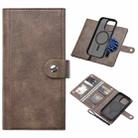 For iPhone 16 Pro ViLi GVA Series MagSafe Magnetic RFID Leather Phone Case(Coffee) - 1