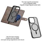 For iPhone 16 Pro ViLi GVA Series MagSafe Magnetic RFID Leather Phone Case(Coffee) - 3