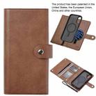 For iPhone 16 ViLi GVB Series MagSafe Magnetic RFID Leather Phone Case(Brown) - 1