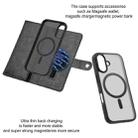 For iPhone 16 Plus ViLi GVB Series MagSafe Magnetic RFID Leather Phone Case(Black) - 3