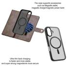 For iPhone 16 Plus ViLi GVB Series MagSafe Magnetic RFID Leather Phone Case(Coffee) - 3