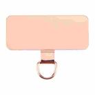 Rectangle Metal Mobile Phone Lanyard Fixing Gasket(Rose Gold) - 1