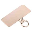 Rectangle Metal Mobile Phone Lanyard Fixing Gasket(Gold) - 2