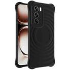 For OPPO Reno12 Global IMAK UC-6 Series Manbo Frosting Soft Phone Case(Black) - 1