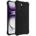 For OPPO Reno12 Pro Global IMAK UC-6 Series Manbo Frosting Soft Phone Case(Black) - 1