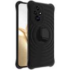 For Honor 200 IMAK UC-6 Series Manbo Frosting Soft Phone Case(Black) - 1