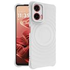 For Motorola Moto G35 5G IMAK UC-6 Series Manbo Frosting Soft Phone Case(White) - 1