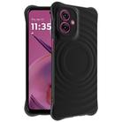 For Motorola Moto G55 5G IMAK UC-6 Series Manbo Frosting Soft Phone Case(Black) - 1