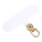 360 Degree Rotation Mobile Phone Lanyard Fixing Gasket(White) - 2