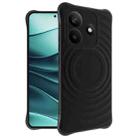 For Redmi Note 14 5G IMAK UC-6 Series Manbo Frosting Soft Phone Case(Black) - 1